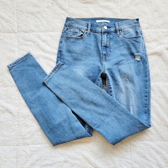 Pacsun Distressed Knees High Rise Jegging Jeans - Picture 1 of 5
